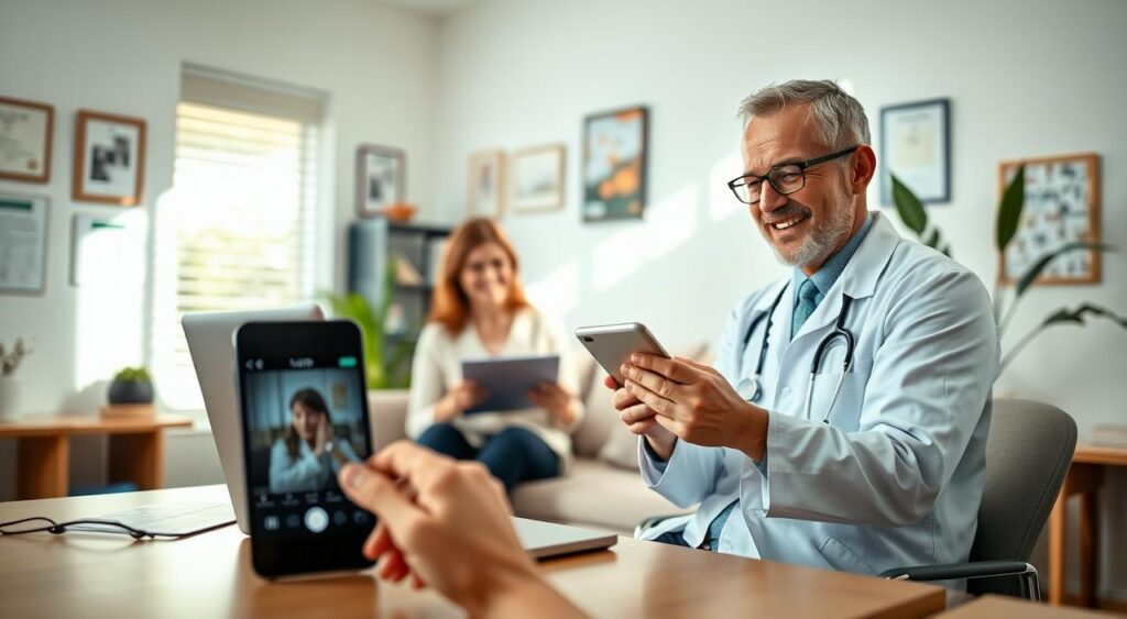 acesso a exames e telemedicina