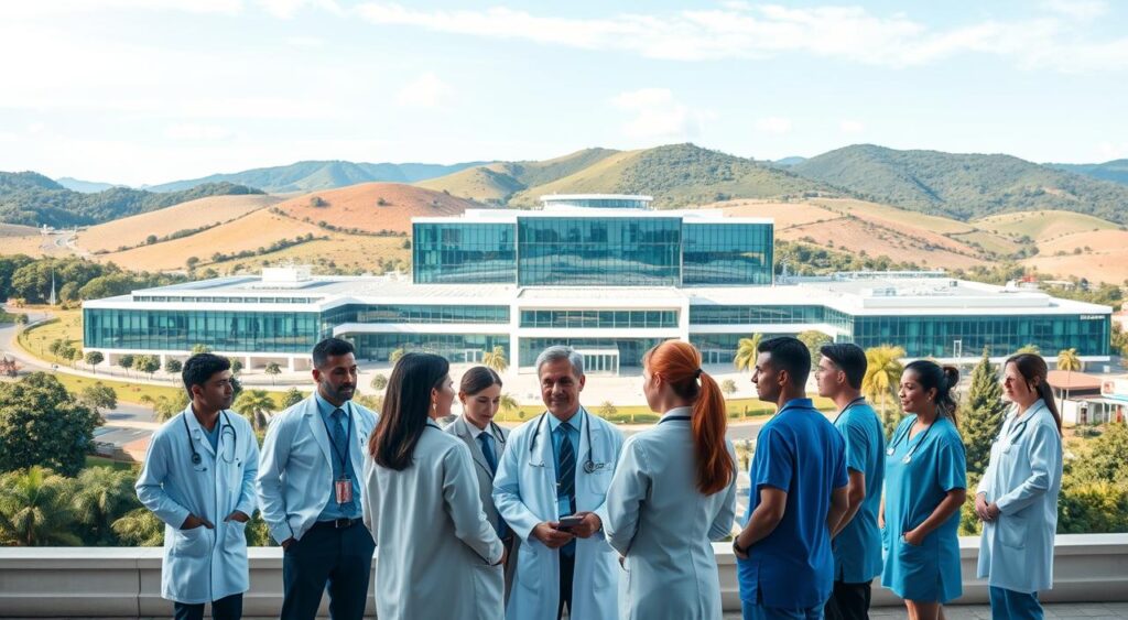 ampla rede hospitais