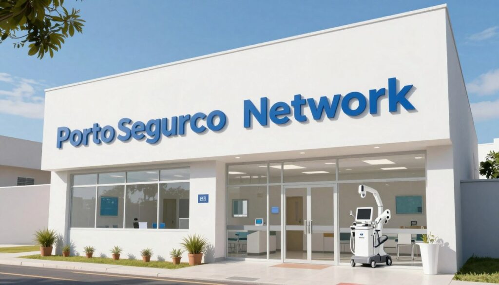 Hospital moderno da rede credenciada Porto Seguro com equipamentos de ponta